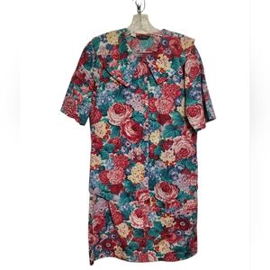 Vintage Willowbend Floral Two Piece Skirt Top Set, M/12